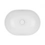 Oltens Hamnes Thin umywalka 49,5x35,5 cm nablatowa owalna biała 40319000 zdj.1