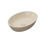 Oltens Nilsa umywalka 50x35 cm owalna nablatowa kaszmir połysk 40338400 zdj.1