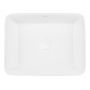 Oltens Forde umywalka 48x37 cm prostokątna nablatowa biała 40314000 zdj.3