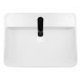Oltens Duve umywalka 58x45 cm nablatowa prostokątna z powłoką SmartClean biała 41812000 zdj.4