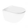 Zestaw Oltens Hamnes OneForm Stille PureRim miska WC wisząca z deską wolnoopadającą biały połysk 42050000 zdj.1