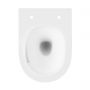 Zestaw Oltens Hamnes OneForm Kort Stille PureRim miska WC wisząca z deską wolnoopadającą biały połysk 42054000 zdj.4