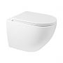 Zestaw Oltens Hamnes OneForm Kort Stille PureRim miska WC wisząca z deską wolnoopadającą biały połysk 42054000 zdj.1