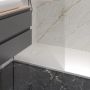 Oltens Bergytan brodzik 120x90 cm prostokątny RockSurface biały 15104000 zdj.8