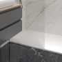Oltens Bergytan brodzik 140x80 cm prostokątny RockSurface biały 15106000 zdj.6