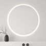 Oltens Nordlis lustro 80x80 cm okrągłe z oświetleniem z przodu z matą grzewczą 64101000 zdj.8