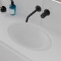 Oltens Gapa umywalka 61x41 cm podblatowa z powłoką Smart Clean owalna biała 40605000 zdj.8