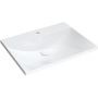 Omnires M+ Naxos umywalka 60x46 cm prostokątna meblowa biały połysk NAXOSF600BP zdj.1
