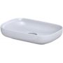 Oristo Premium umywalka 60x40 cm nablatowa biała UBL-PR-60-91 zdj.1