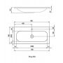 Ravak Ring umywalka meblowa 80 cm biała XJK01180000 zdj.2