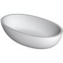 Riho Escala umywalka 55x32 cm owalna nablatowa biała matowa W030001105 zdj.1