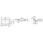 Roca Gap umywalka 80x46 cm prostokątna biała A3270M0004 zdj.2