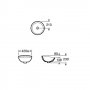 Umywalka nablatowa 42 cm argenta Roca Bol A327876570 zdj.2