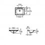 Roca America umywalka 58x47,5 cm blatowa A327495000 zdj.2
