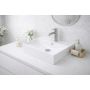 Ruvetti Erna umywalka 60x45 cm prostokątna wpuszczana-nablatowa biała DOL_ER60 zdj.5