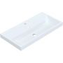 Ruvetti Irmina umywalka 80x40 cm prostokątna wpuszczana biała DOL_IR8040 zdj.1