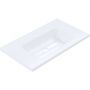 Ruvetti Ivana umywalka 80x45 cm prostokątna wpuszczana biała DOL_IVA80 zdj.1