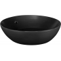 Sanindusa Sanlife umywalka 42 cm okrągła nablatowa czarna matowa 136779264 zdj.1