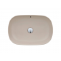 Sanindusa Sanibold umywalka 59,2x40 cm prostokątna nablatowa beż 137310274 zdj.3