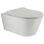 Sanindusa URB.Y 48 miska WC z deską wolnoopadającą wisząca bez kołnierza szary mat 140938154 zdj.1