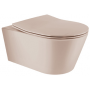 Sanindusa URB.Y 48 miska WC z deską wolnoopadającą wisząca bez kołnierza beż mat 140938274 zdj.1