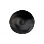 Sanindusa Magmma umywalka 42,5 cm okrągła nablatowa czarna matowa 147734264 zdj.3
