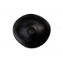 Sanindusa Magmma umywalka 46,5 cm okrągła wolnostojąca czarna matowa 147740264 zdj.3
