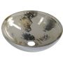 Sapho Murano Anima 2 umywalka 40 cm nablatowa okrągła srebrny/beżowy AL5318-42 zdj.1