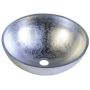 Sapho Murano Argento umywalka 40 cm nablatowa okrągła srebrna AL5318-52 zdj.1