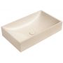 Sapho Trant umywalka 58x36 cm prostokątna nablatowa beżowa AR472 zdj.1