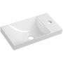 Sapho Agos umywalka 40x22 meblowa prostokątna biała AS400 zdj.1