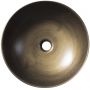 Sapho Priori umywalka 41,5x41,5 cm nablatowa okrągła brązowa PI032 zdj.4