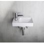 Sapho Small Piccolino umywalka 30,8x17 cm ścienna prostokątna lewa biała PK300 zdj.4