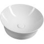Sapho Idea umywalka 42 cm nablatowa okrągła biała WH103 zdj.1