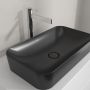 Villeroy & Boch Finion umywalka 60x35 cm prostokątna nablatowa CeramicPlus Pure Black 414361R7 zdj.8