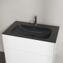 Villeroy & Boch Finion umywalka 80x50 cm prostokątna meblowa CeramicPlus Pure Black 416481R7 zdj.4
