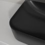 Villeroy & Boch Finion umywalka 60x47 cm prostokątna ścienna-meblowa CeramicPlus Pure Black 41686CR7 zdj.6