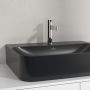 Villeroy & Boch Finion umywalka 60x47 cm prostokątna ścienna-meblowa CeramicPlus Pure Black 41686CR7 zdj.7