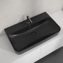 Villeroy & Boch Finion umywalka 80x47 cm prostokątna ścienna-meblowa CeramicPlus Pure Black 41688CR7 zdj.5