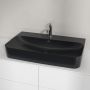 Villeroy & Boch Finion umywalka 80x47 cm prostokątna ścienna-meblowa CeramicPlus Pure Black 41688LR7 zdj.4