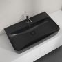 Villeroy & Boch Finion umywalka 80x47 cm prostokątna ścienna-meblowa CeramicPlus Pure Black 41688LR7 zdj.5