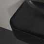 Villeroy & Boch Finion umywalka 100x47 cm prostokątna ścienna CeramicPlus Pure Black 4168A1R7 zdj.6