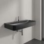 Villeroy & Boch Finion umywalka 100x47 cm prostokątna ścienna CeramicPlus Pure Black 4168ABR7 zdj.3