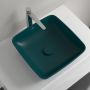 Villeroy & Boch Artis umywalka 41x41 cm kwadratowa nablatowa CeramicPlus Teal 417841TE zdj.6