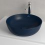 Villeroy & Boch Artis umywalka 43x43 cm okrągła nablatowa CeramicPlus Nightfall 417943R6 zdj.4