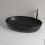 Villeroy & Boch Artis umywalka 61x41 cm owalna nablatowa CeramicPlus Pure Black 419861R7 zdj.4