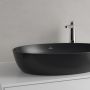 Villeroy & Boch Artis umywalka 61x41 cm owalna nablatowa CeramicPlus Pure Black 419861R7 zdj.7