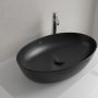 Villeroy & Boch Artis umywalka 61x41 cm owalna nablatowa CeramicPlus Pure Black 419861R7 zdj.8