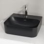 Villeroy & Boch Finion umywalka 43x39 cm prostokątna CeramicPlus Pure Black 43644CR7 zdj.4