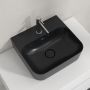 Villeroy & Boch Finion umywalka 43x39 cm prostokątna CeramicPlus Pure Black 43644CR7 zdj.5